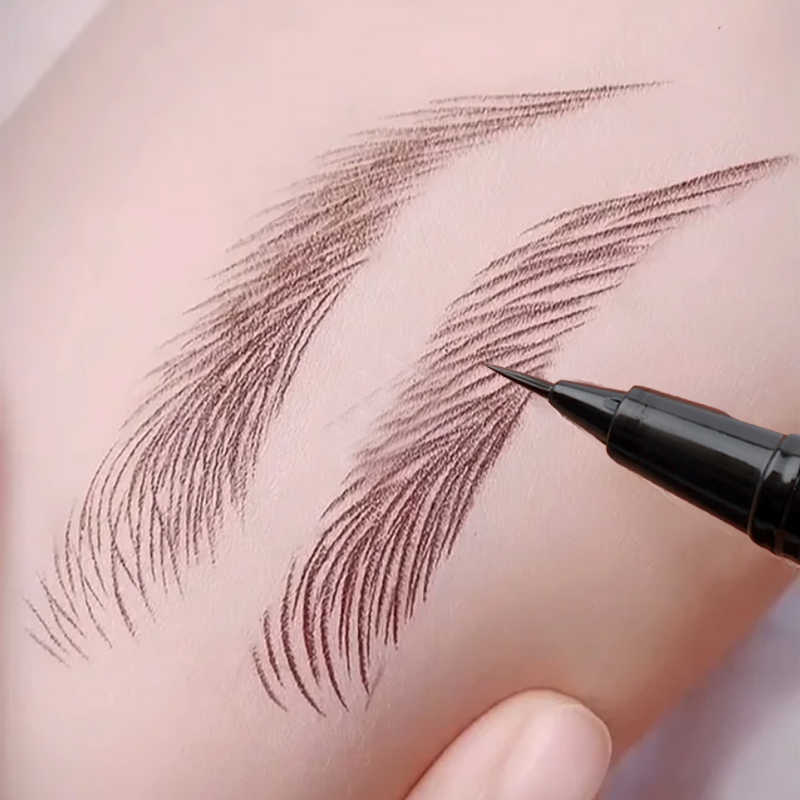 Waterproof Liquid Eyeliner Pen - Matita per sopracciglia liquida multifunzionale Eyeliner