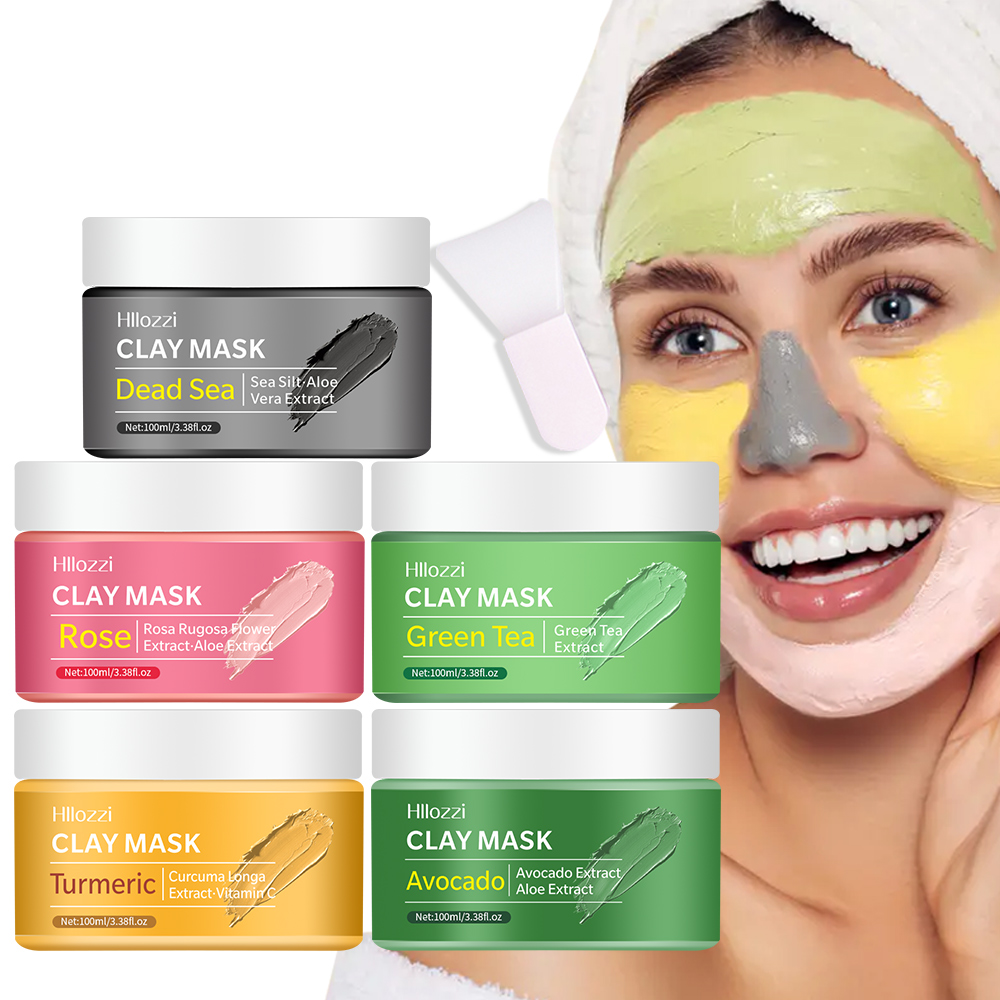 Green Tea Cleansing Clay Mask - Maschera di fango detergente viso rosa