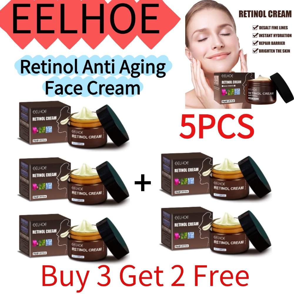 Retinol Anti Wrinkle Cream - EELHOE 1/2/3/5 pezzi (Acquista 3 e