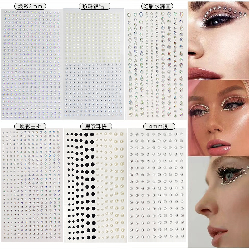 Nail Art - Strass bianchi 2mm 3mm 4mm Diamanti