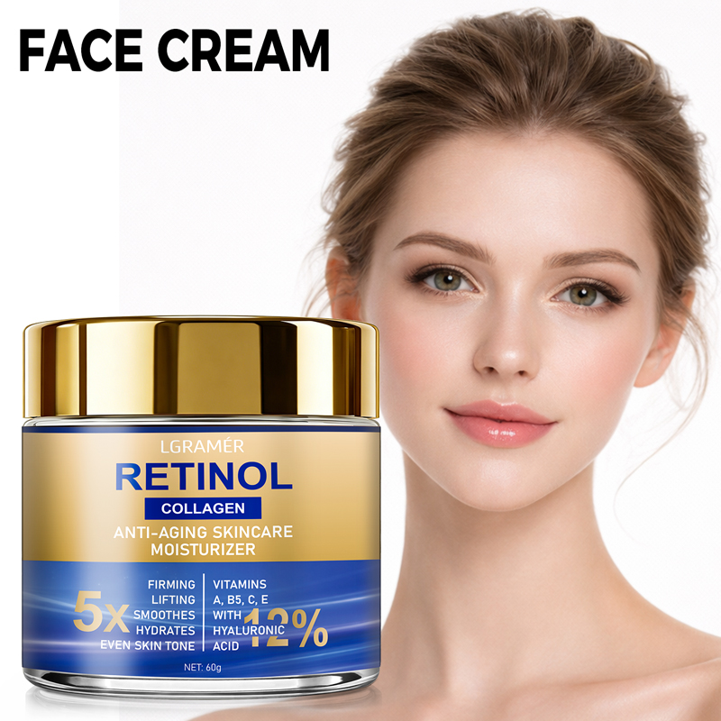 Retinol Anti Wrinkle Cream - Crema Viso al Retinolo Idratante Antirughe
