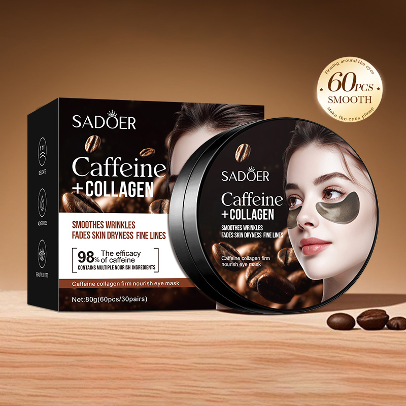 Collagen Under Eye Patches - 60 pz SADOER Caffeina Cristallo Collagene