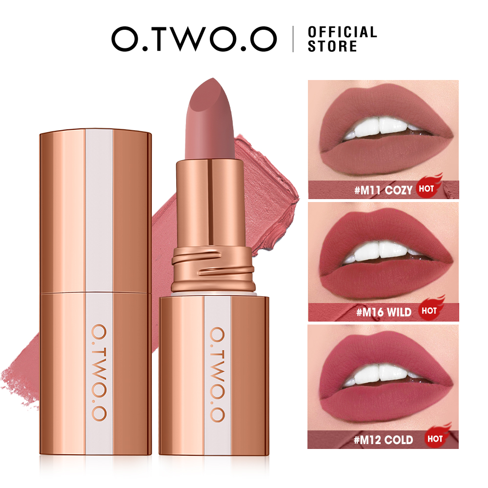 Matte Velvet Lip Tint Long Lasting - O.TWO.O rossetto opaco rossetto impermeabile a