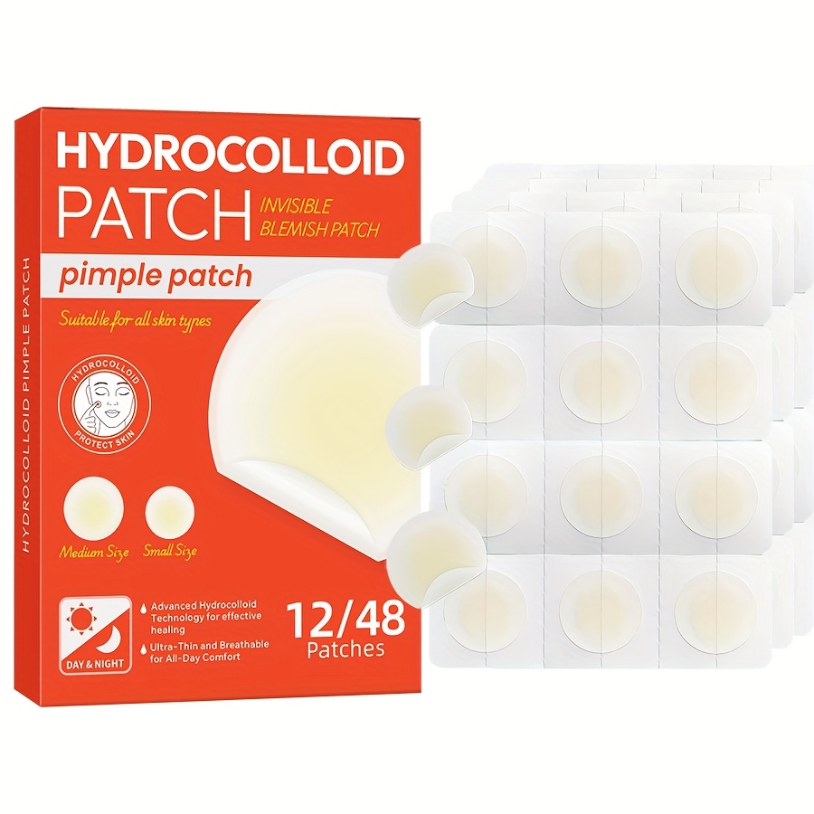 Hydrocolloid Pimple Patch - 48 cerotti idrocolloidali per l'acne forniscono