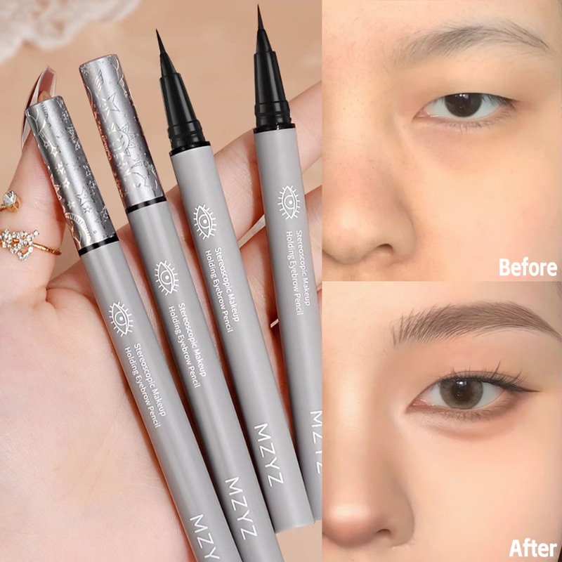 Waterproof Liquid Eyeliner Pen - Matita per sopracciglia ultrafine Contorno Ombra