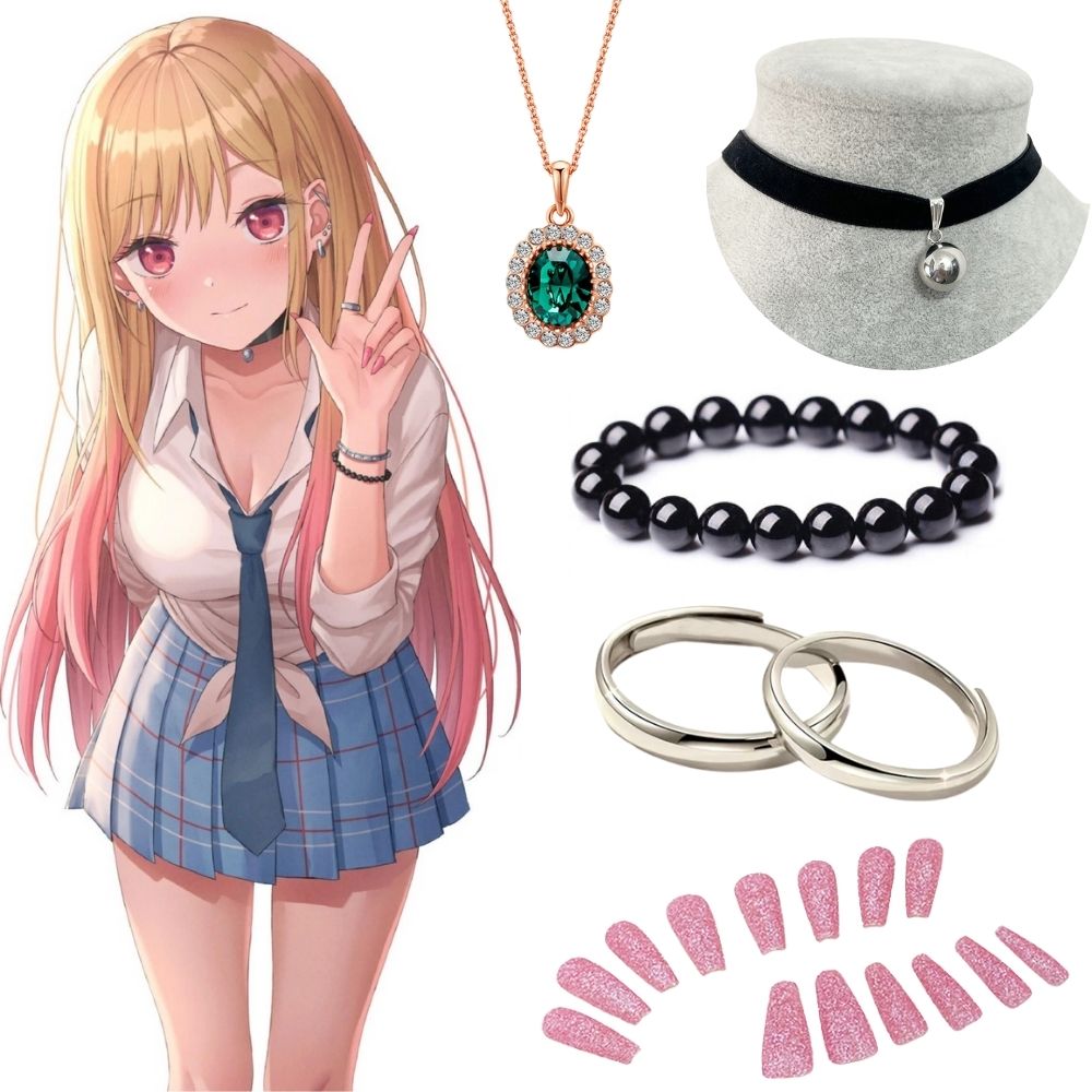 Nail Art - Orecchini e collana Kitagawa Marin, accessori