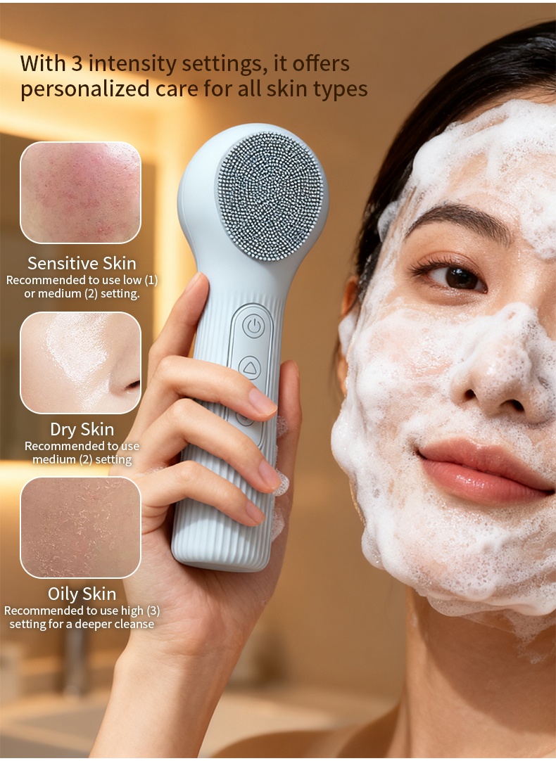 Spazzola detergente in silicon - Silicone Face Scrubber Electric recensione e prezzo