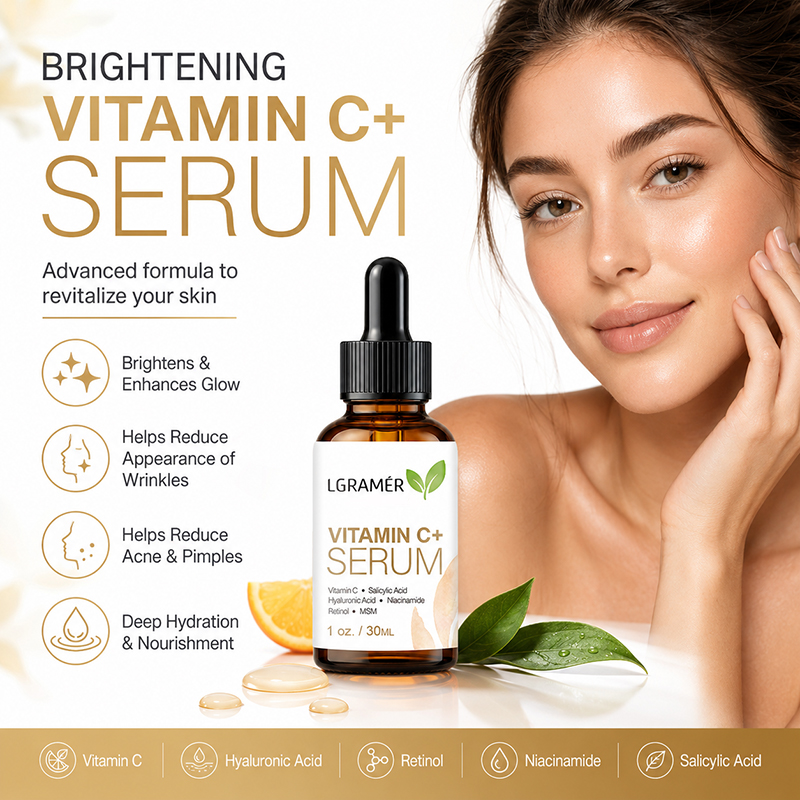 Siero Viso alla Vitamina C+ co - Hyaluronic Acid Facial Serum recensione e prezzo