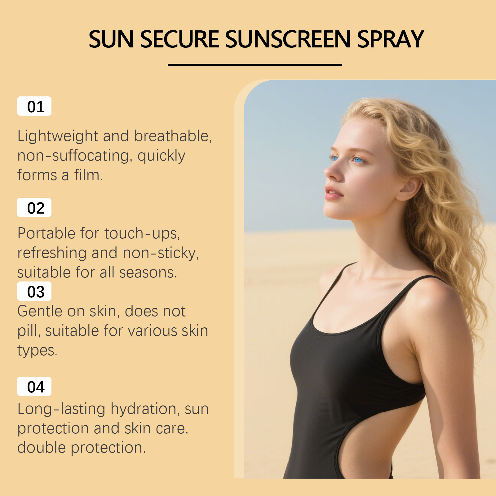 Spray solare idratante invisib - Spf 50 Waterproof Sunscreen recensione e prezzo