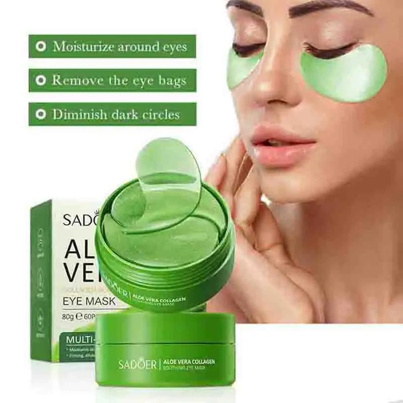 60 pz Aloe Vera Collagene Masc - Collagen Under Eye Patches recensione e prezzo