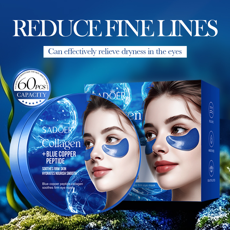 60 pz SADOER Caffeina Cristall - Collagen Under Eye Patches recensione e prezzo
