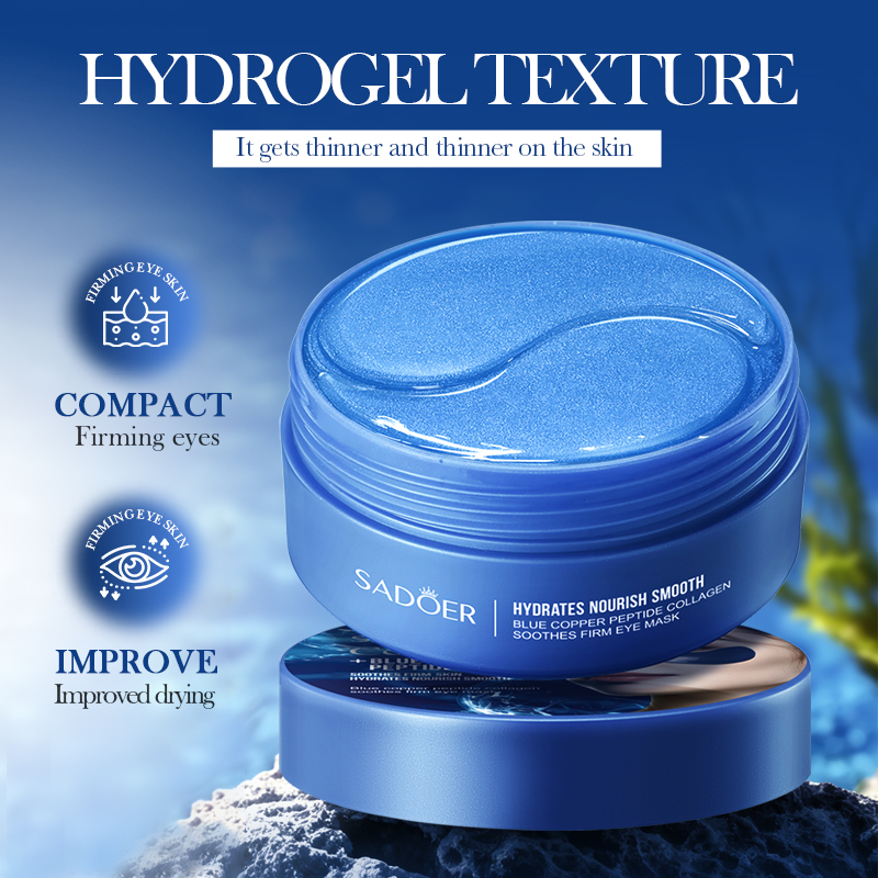 60 pz SADOER Caffeina Cristall - Collagen Under Eye Patches recensione e prezzo